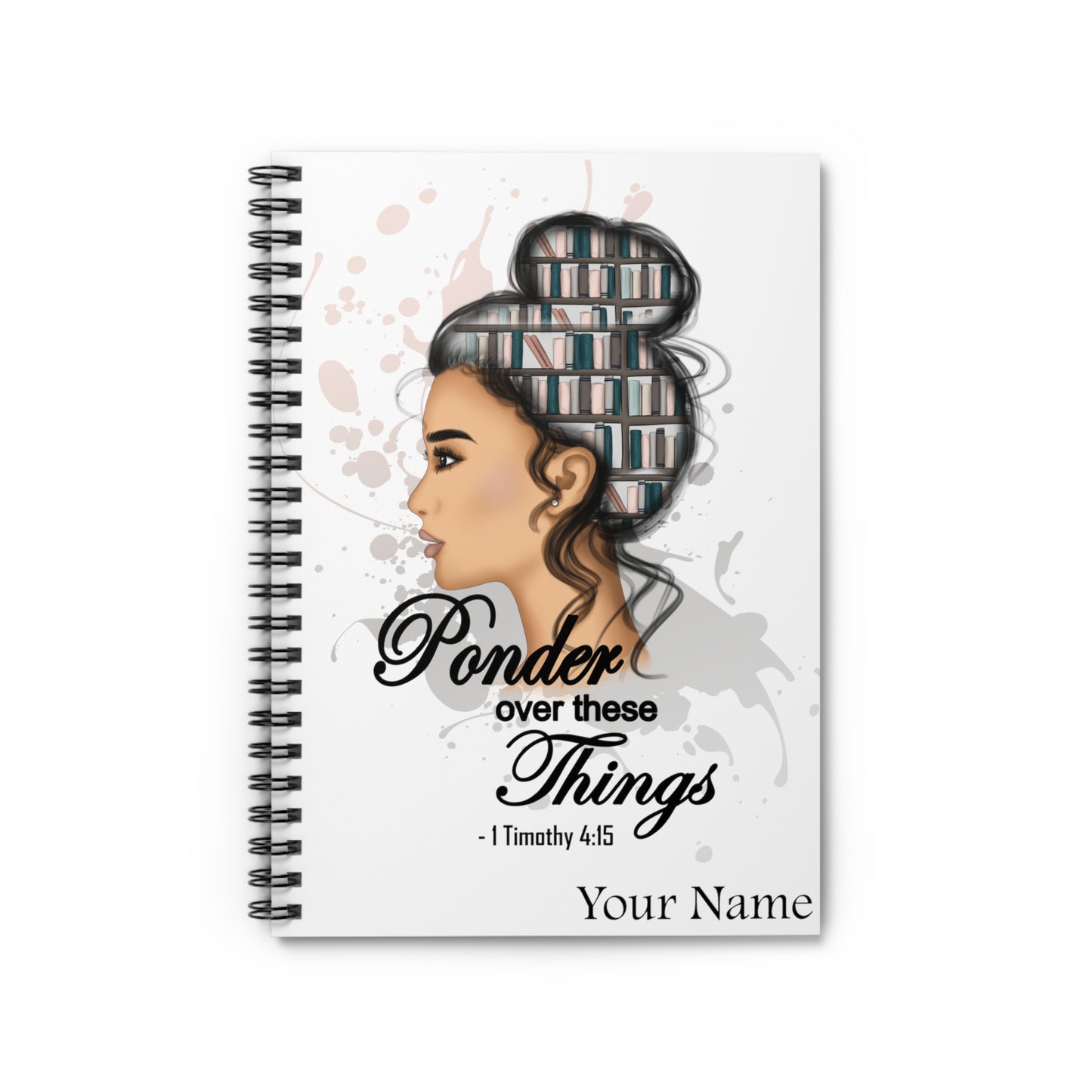 Ponder over these things notebook - Ruled Line