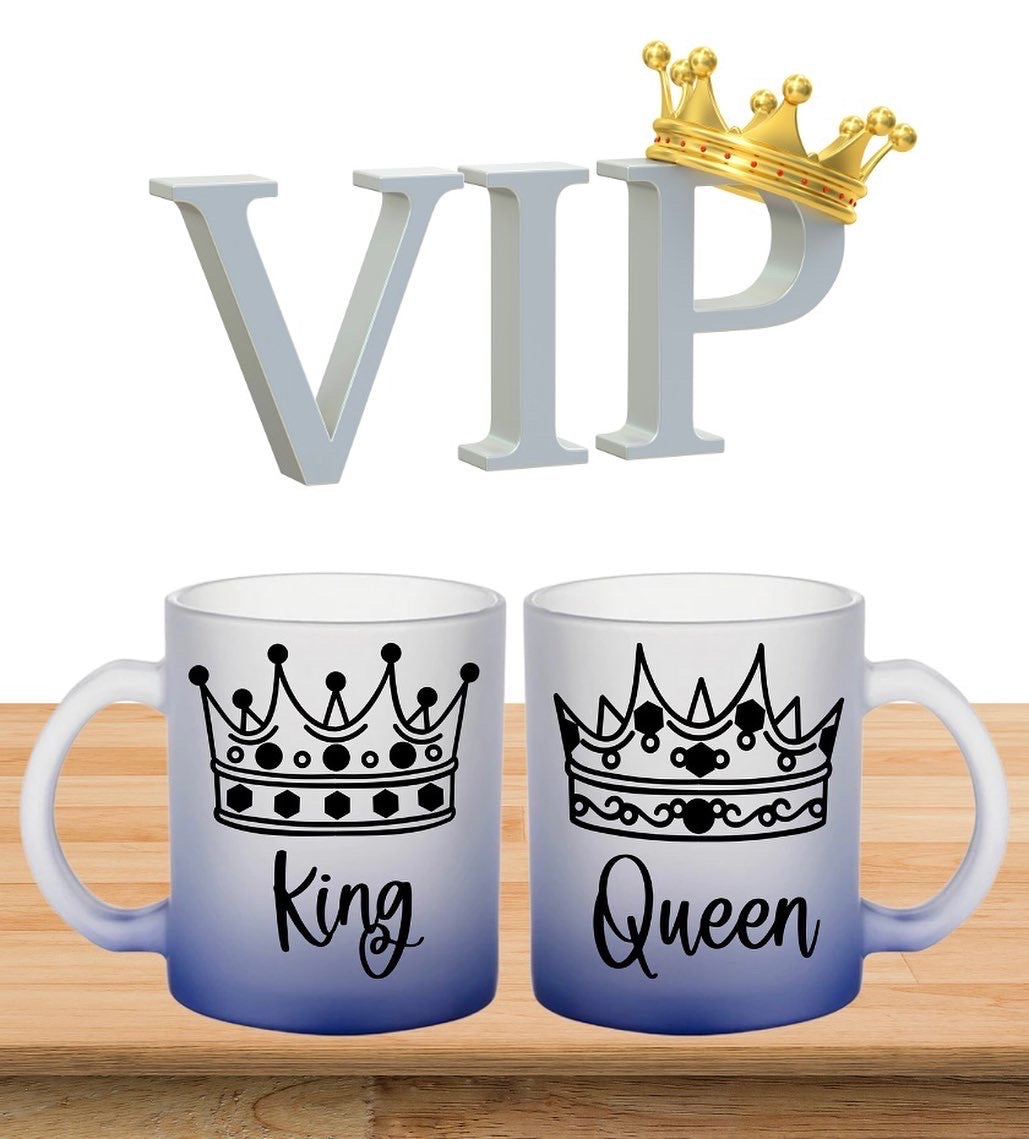 King and Queen Mug Set